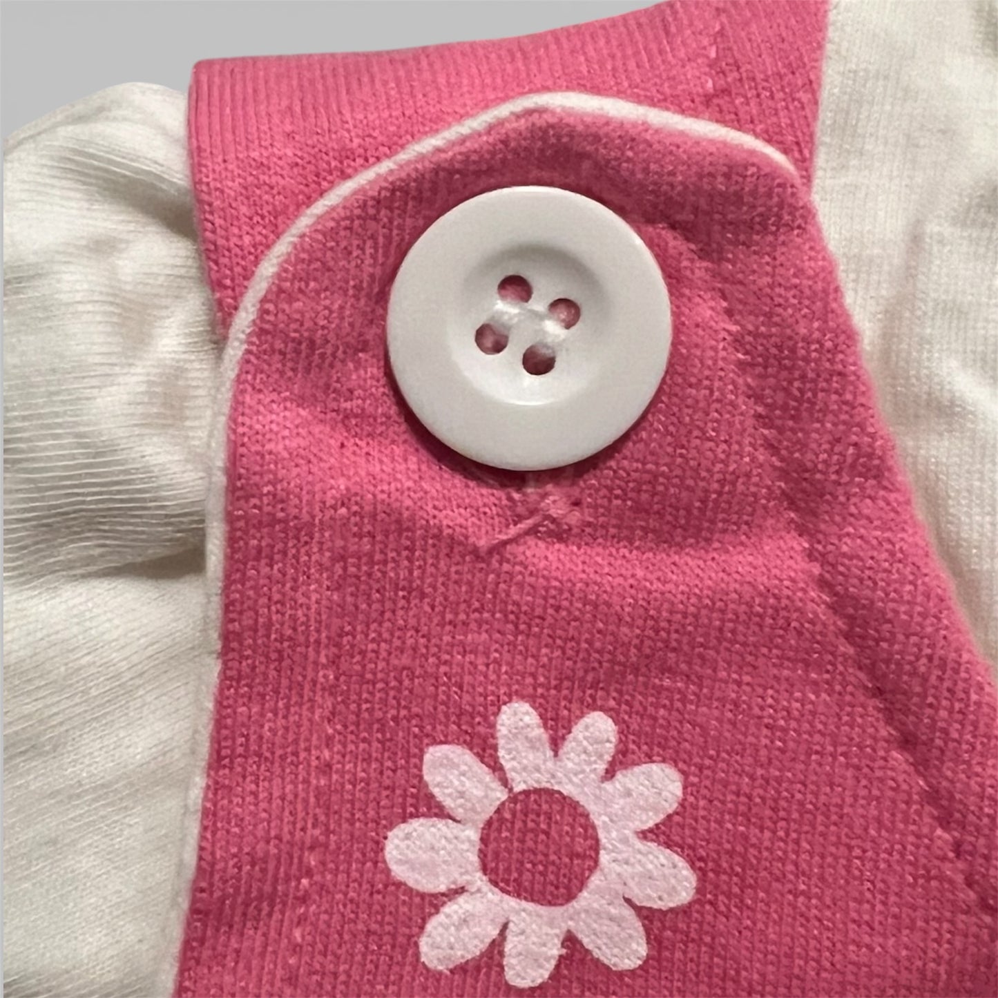 Premium Girls' Floral "Magic" Pinafore & T-Shirt Set
