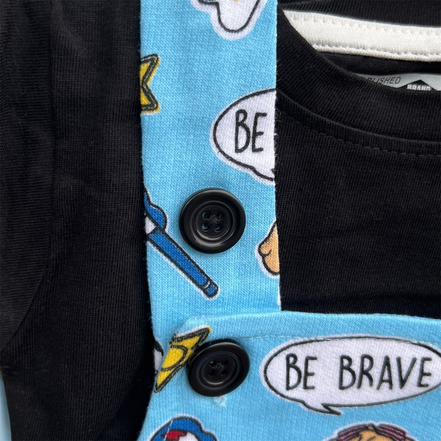 NEXT “Puptastic” Doodle Dungaree Set