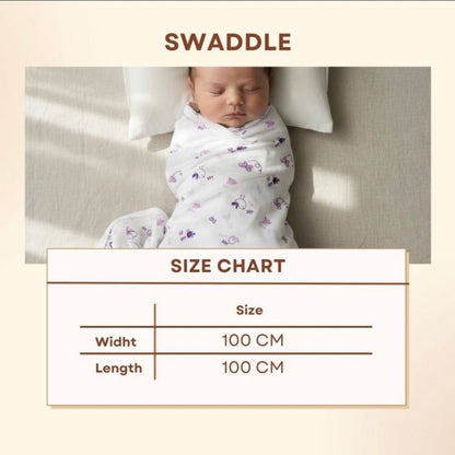 Muslin Baby Swaddle - 100% Organic Cotton