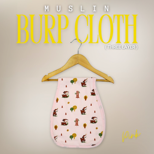 Muslin 3-Layer Burp Cloth