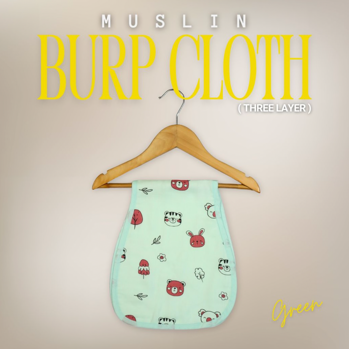 Muslin 3-Layer Burp Cloth