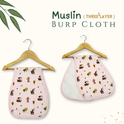 Muslin 3-Layer Burp Cloth