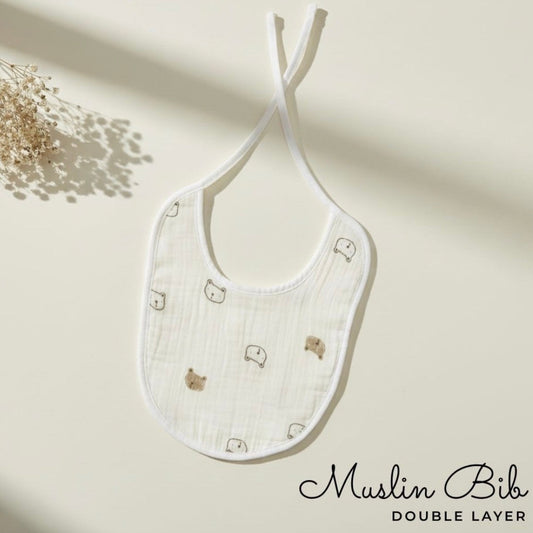 Muslin Bibs ( Pack of 3 )